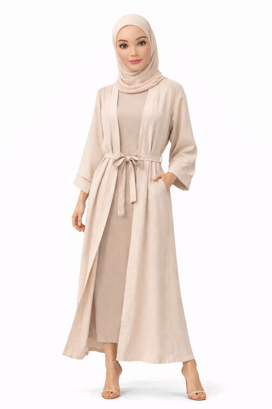 Sumaiya 2-Teiler Set – Beige