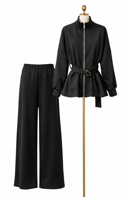 Iman 2-Teiler Set Schwarz